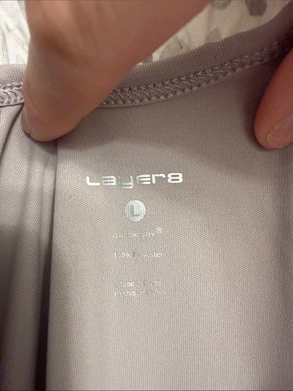lululemon athletica Taupe High-Neck Tank